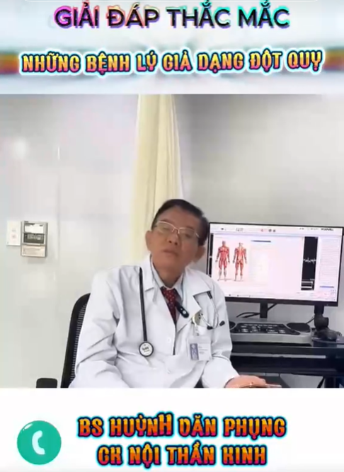 Những bệnh lý giả dạng đột quỵ